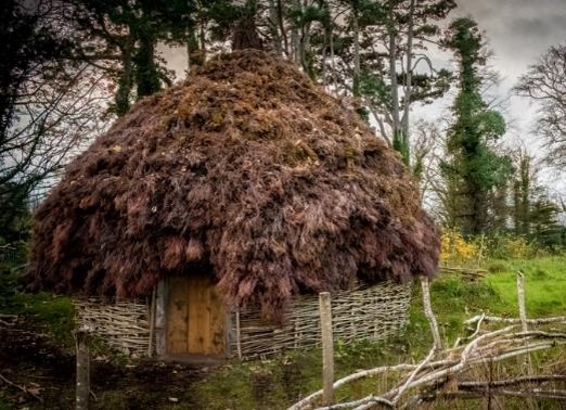 Recreation of medieval roundhouse in UCD